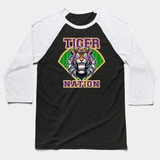 Tiger Nation Baseball 1 Baseball T-Shirt